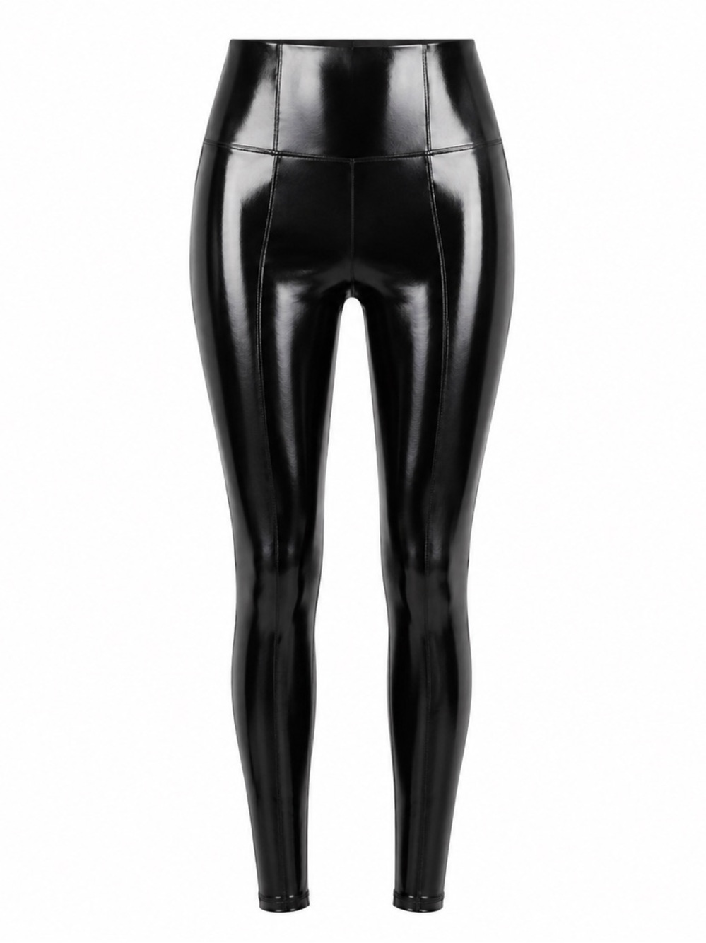 NWT Spanx Faux Patent Leather Leggings - Size L